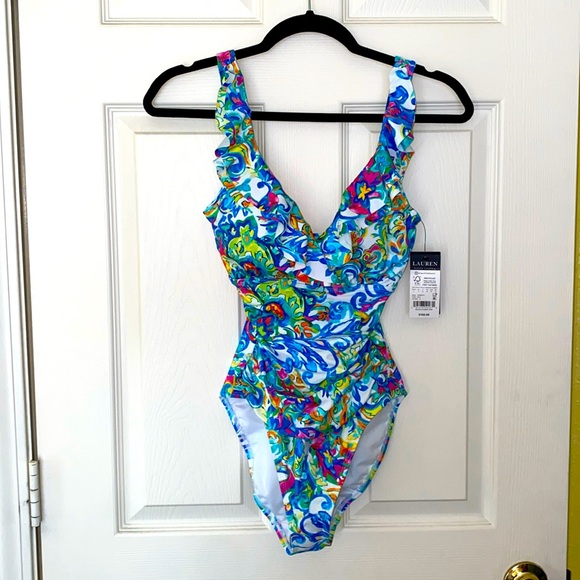 NWT Ralph Lauren one piece swimsuit - Picture 1 of 3